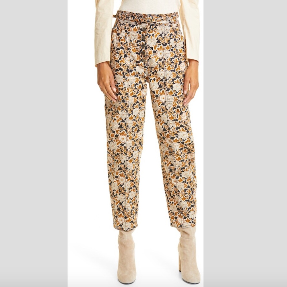 Ulla Johnson Apollo Jean  Bronze Floral